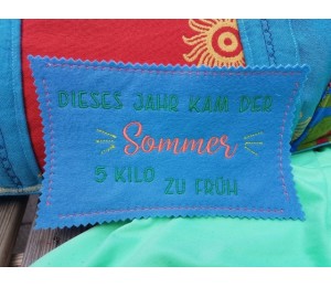 Stickdatei - Sweet Summer Sprüche